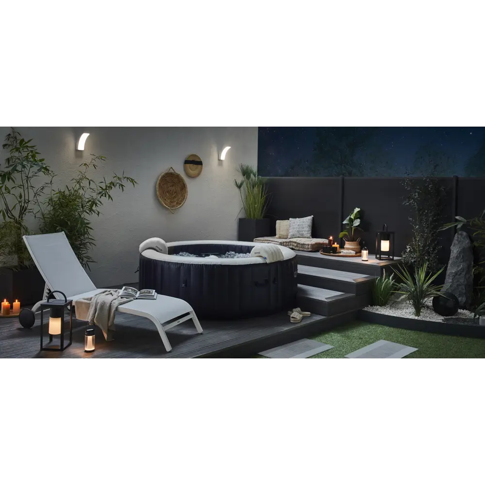 Шезлонг Naterial Lyra II 207x63x95 см алюминий/текстилен белый STLM-2136262 - Вид №24