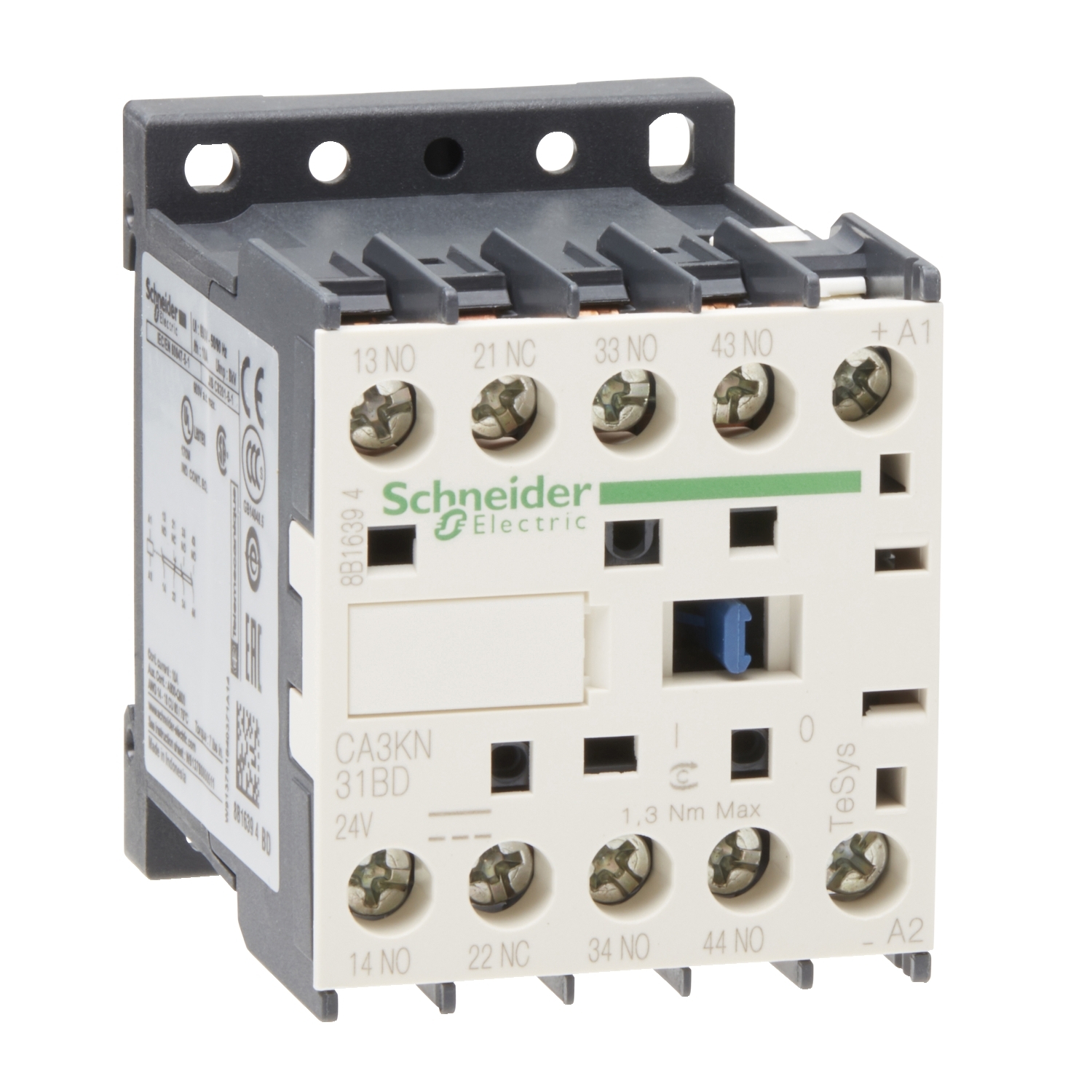 CA3KN31BD Контактор CAK 10А 690/24В DC Schneider Electric TeSys 