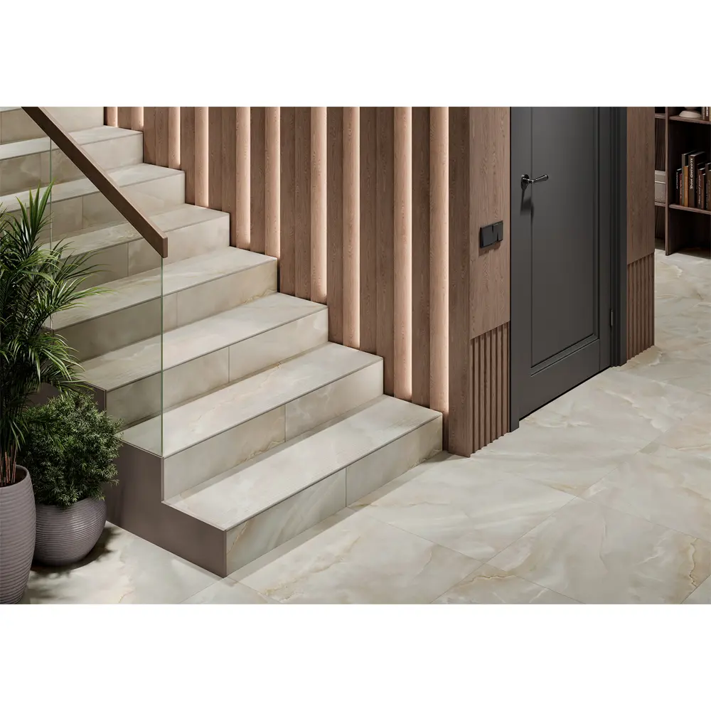 Глазурованный Alma Ceramica Onika 04 60x60 см 1.8 м2 матовый цвет бежевый STLM-2158246