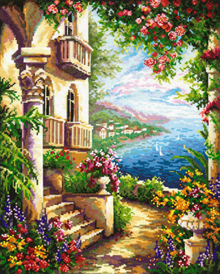 048-05 У Черного моря Набор для вышивания Чудесная Игла 33 х 40 см Чудесная игла 