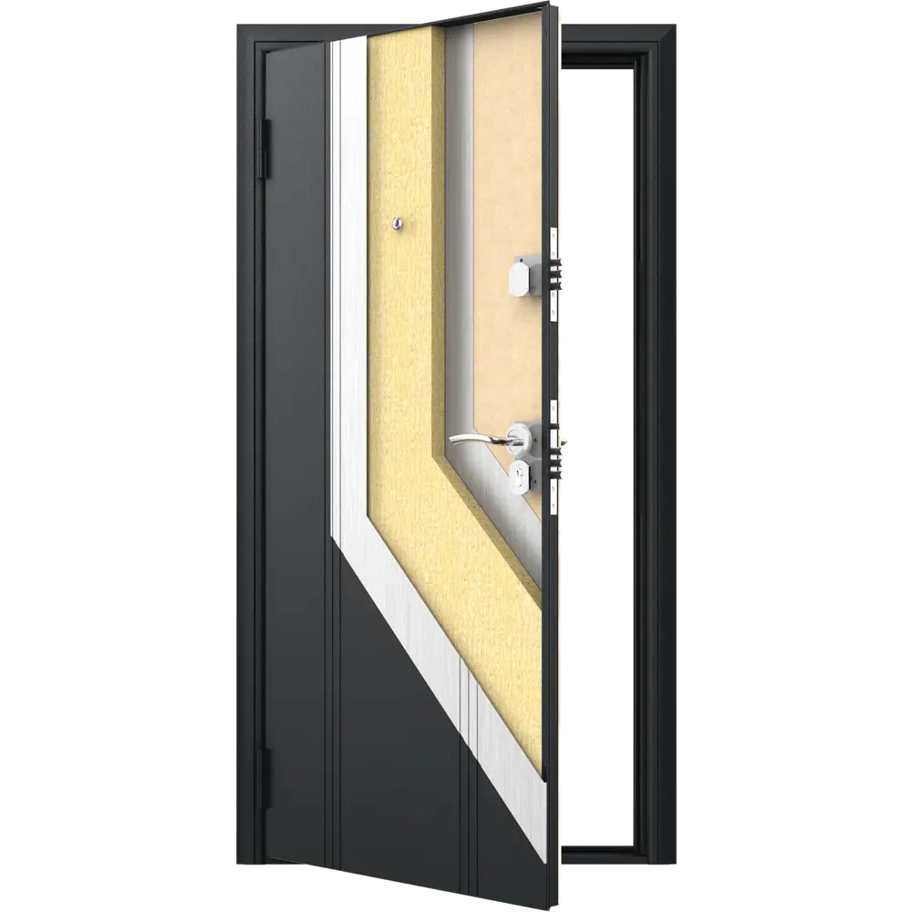 Дверь входная металлическая Оптим 98x205 см левая венге 88946703 STLM-2188381 DOORHAN  - Вид №6