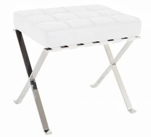 Табуретка White Leather от RVAstley RVASTLEY PUSHA 060812 Молочный