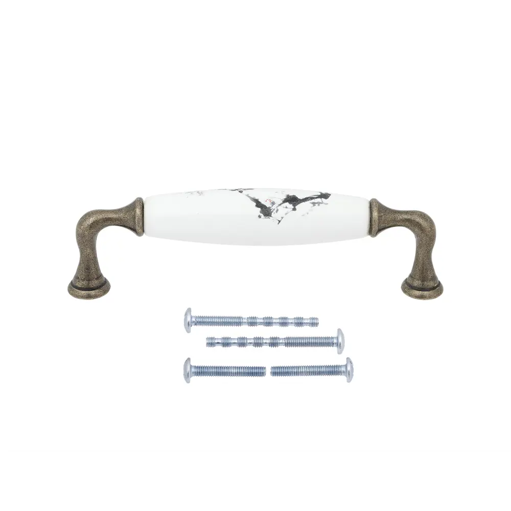 86899815 Ручка-скоба мебельная Casalingo ЦАМ 128 мм цвет бронза STLM-1007696 PALLADIUM  - Вид №1