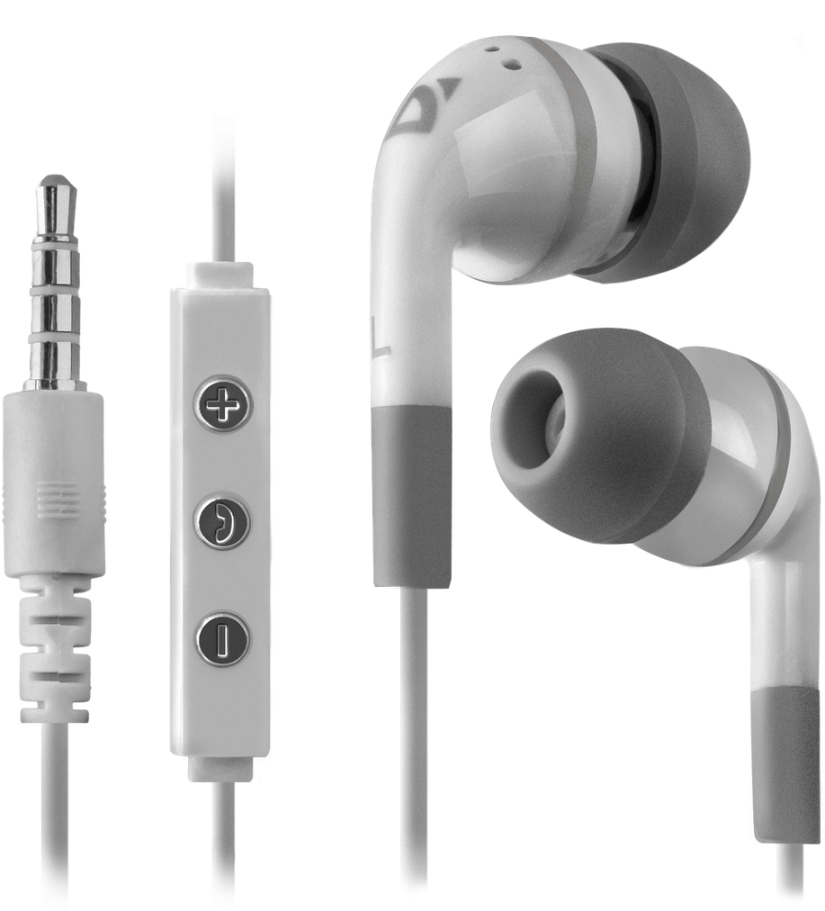 63451 гарнитура для смартфонов pulse 451 белый, для iphone, вставки Defender Santreyd 