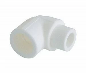 Угольник KALDE 90 ВН D20 полипропиленовый белый