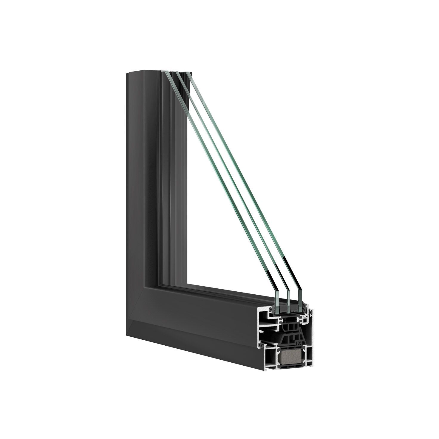 Окно с выдвижными створками из алюминия D&V Serramenti AWS 75 BS HI+ ARCH-00081460 - Вид №5