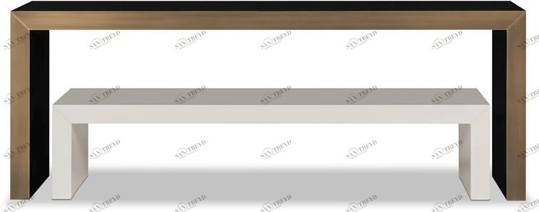 Stylish Club Прямоугольная консоль из фанерованной древесины Bridge Scf.b01