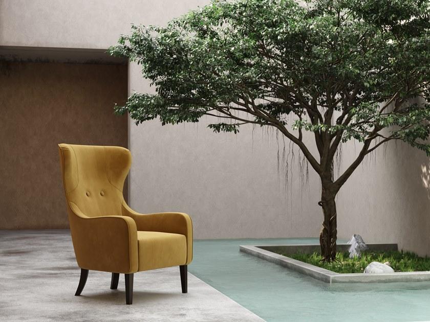 Domkapa Стул Wing из бархата с подлокотниками  Dkk26  - Вид №4