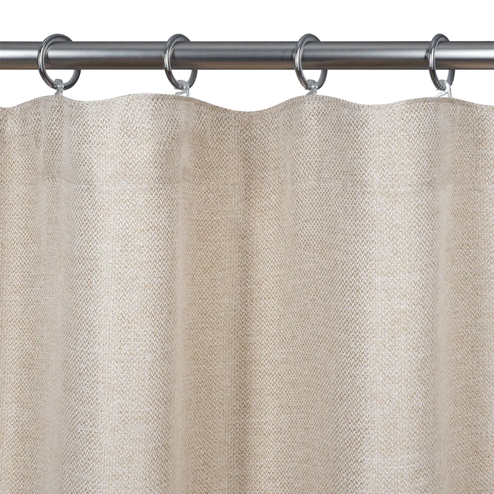 LINEN WAY Штора Аврора с лентой для спальни 190×280 см бежевая 89397438 STLM-1565466 - Вид №4