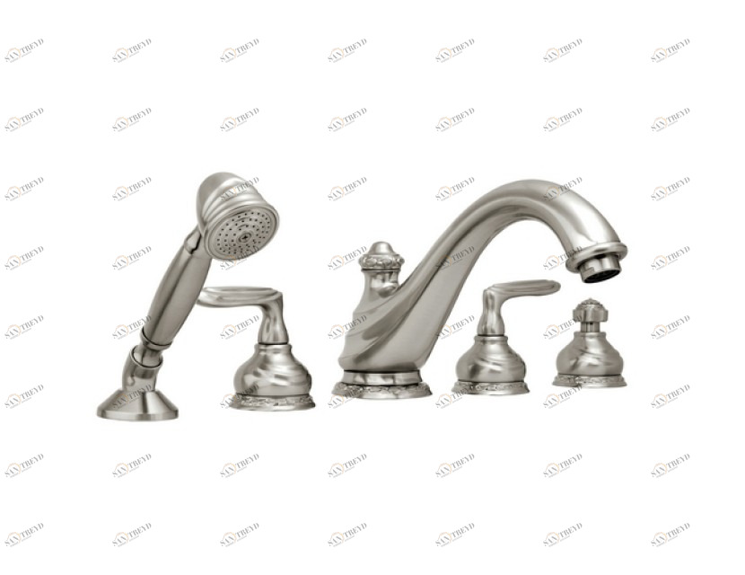 041016.000.50 Набор для ванны с пятью отверстиями Яркий хром Mestre Austral