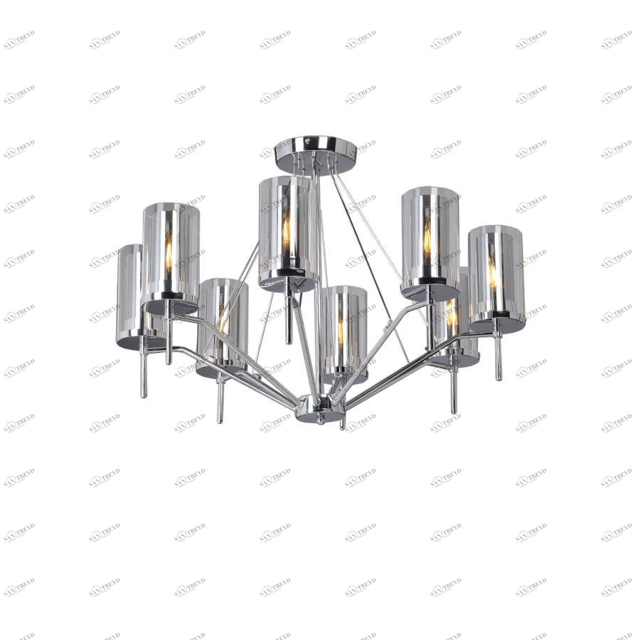 Люстра потолочная серебристая Vitaluce V3915/8 VITALUCE ДИЗАЙНЕРСКИЕ 00-3888698 Хром 