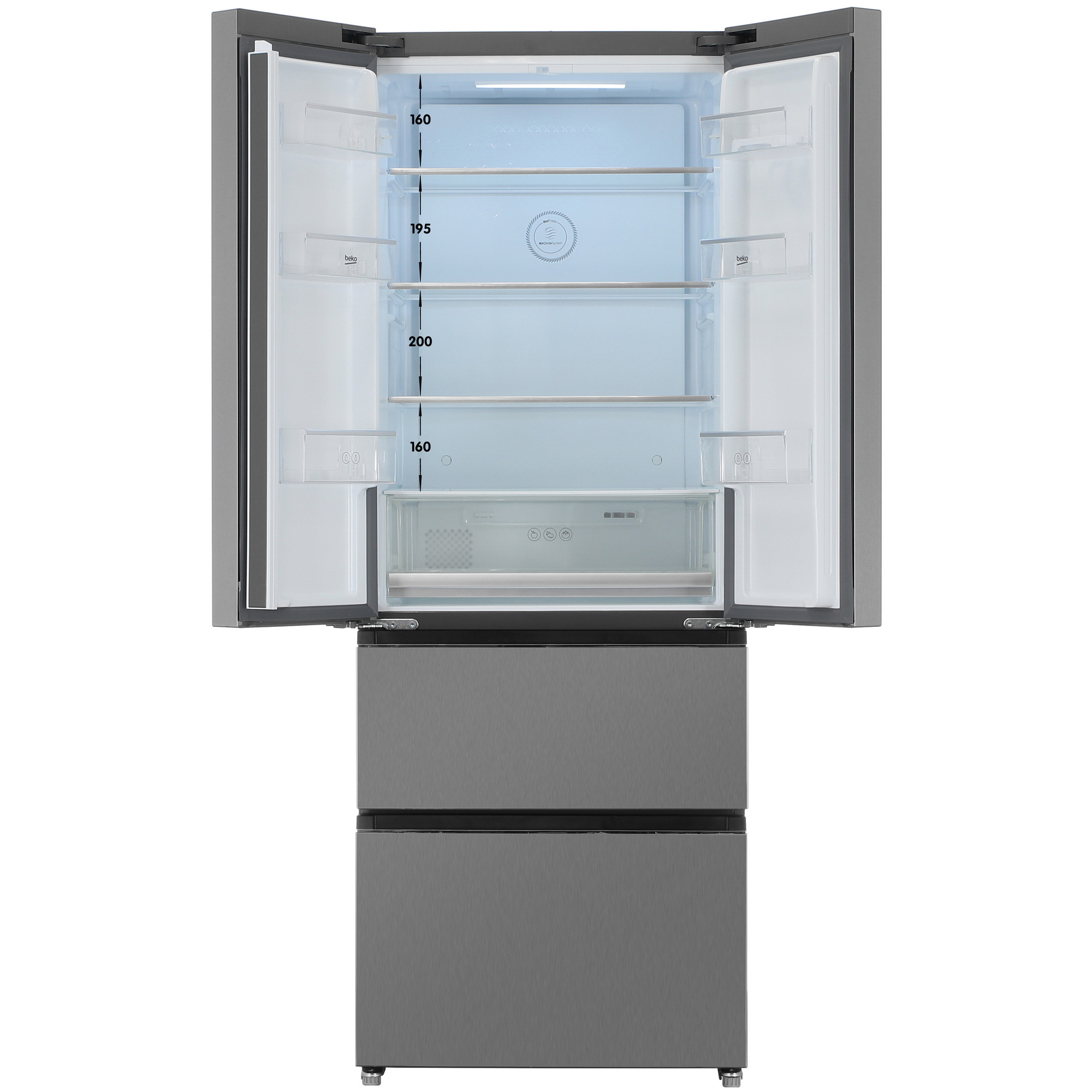 5495126 Холодильник многодверный   Beko GNO43621XPN серебристый STDN-0037826 - Вид №1