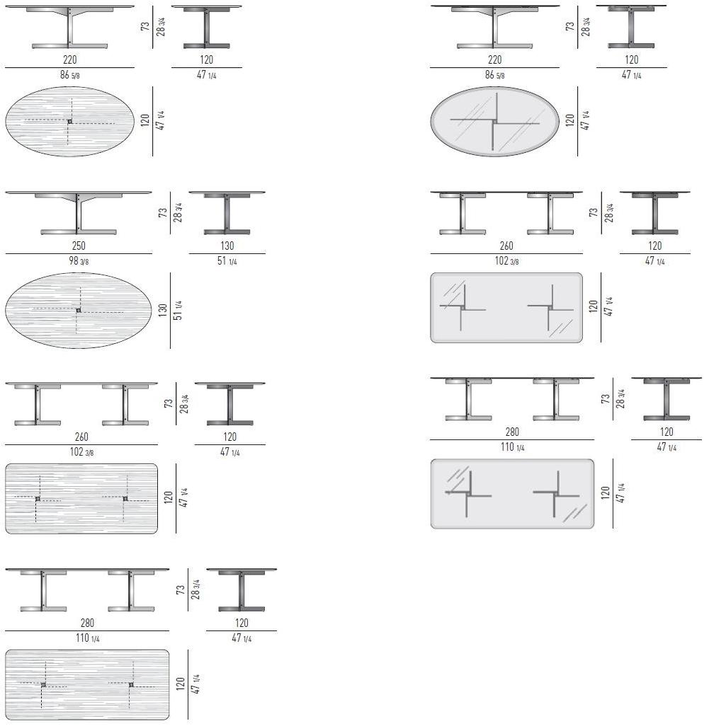 Minotti Стол Catlin sun-id-1427594 - Вид №6