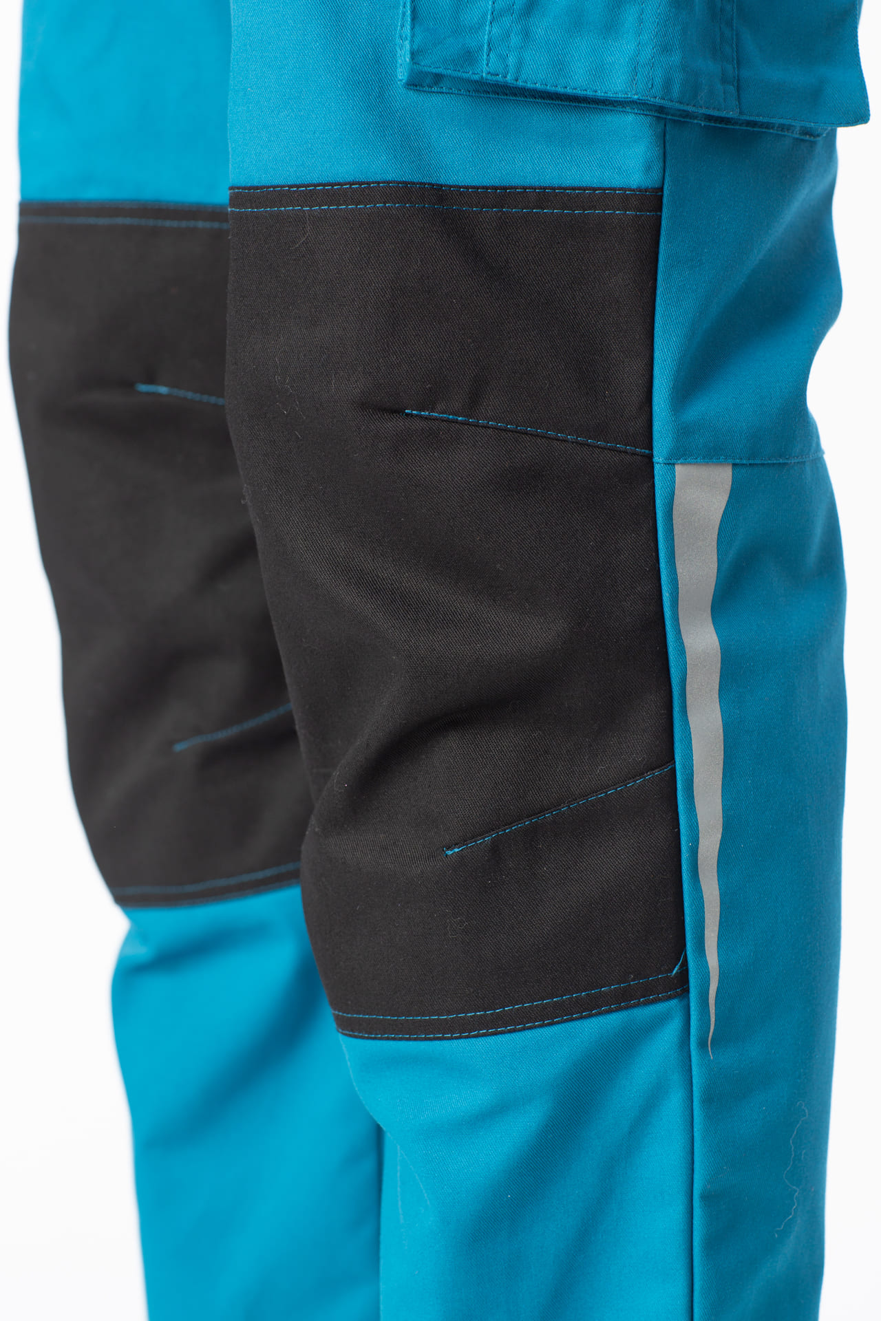 5031500 Костюм  NEW аквамарин-черный STATUS  Летняя спецодежда  размер 56-58/170-176  - Вид №12