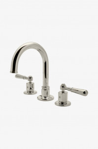 RGLS11 Регулирующий смеситель для унитаза с тремя отверстиями, установленным на палубе, с металлическими ручками Waterworks