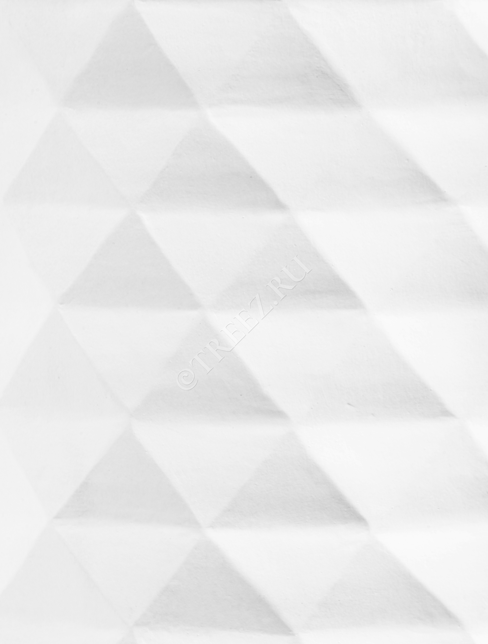 41.1020-0037-WH-44 Кашпо  ERGO - серия Diamond - Чаша-конус - Белый камень Цветочная коллекция  - Вид №1