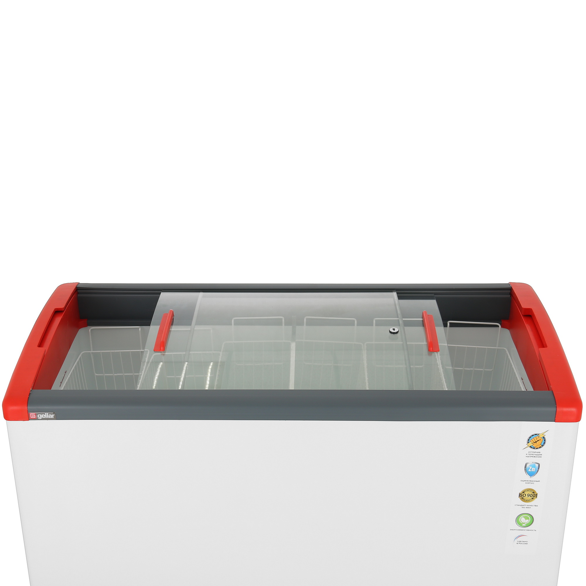 1229613 Морозильный ларь Frostor Gellar FG 575 E белый, красный STDN-0092023 - Вид №4
