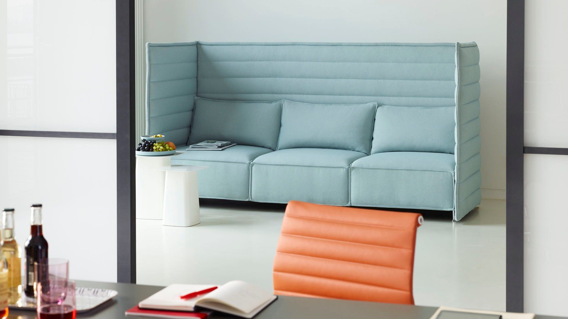 Ткань спиц поворотный стул с подлокотниками VITRA Eames Aluminium Group ARCH-00087363 - Вид №17