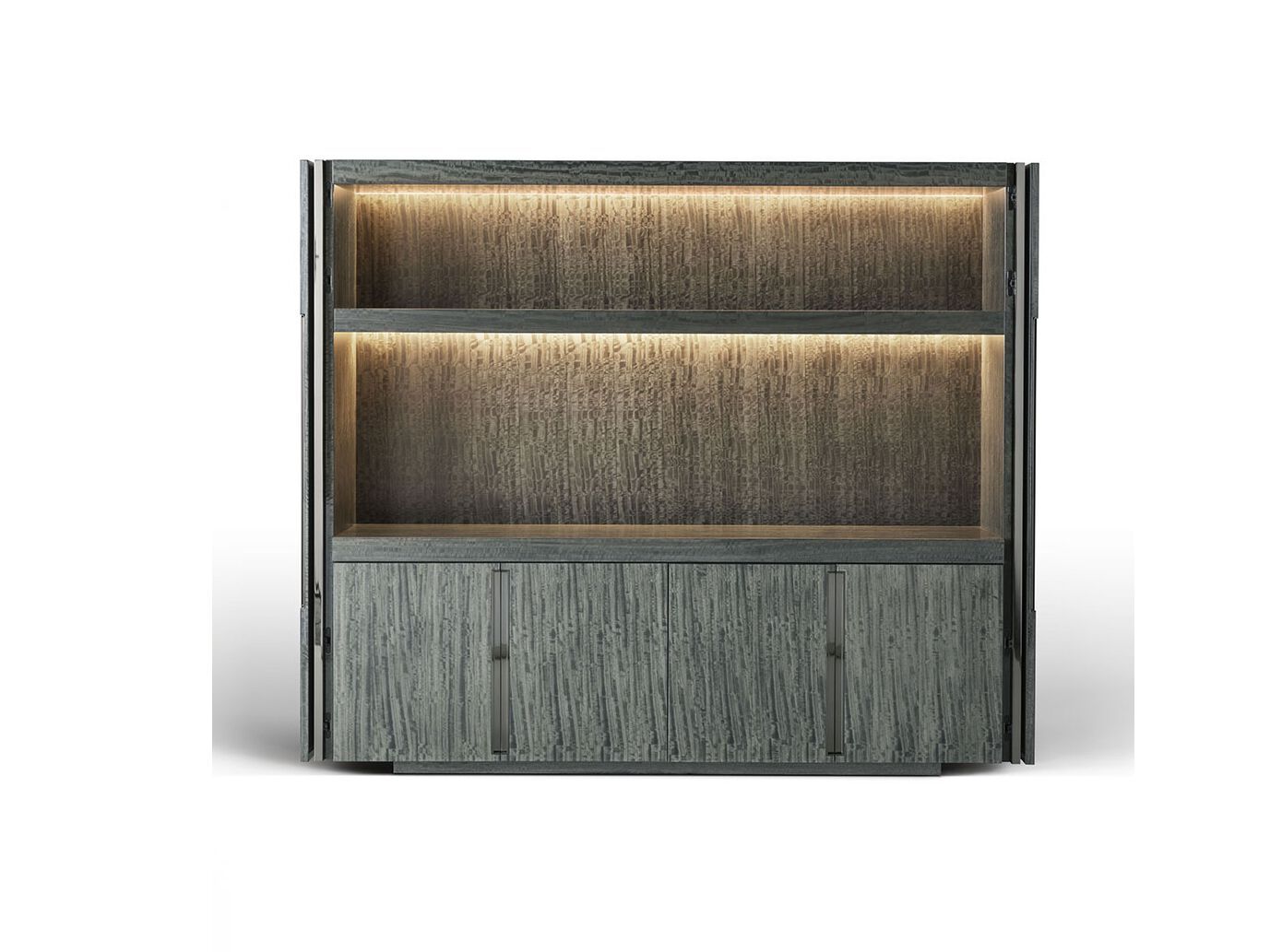 Мобильный бар из эвкалипта со встроенным освещением OAK Metronome ARCH-00043771