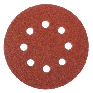 Абразивный круг Velcro Dexter P80, 8 отверстий, D125 мм, 5 шт. 13822994 STLM-2069625