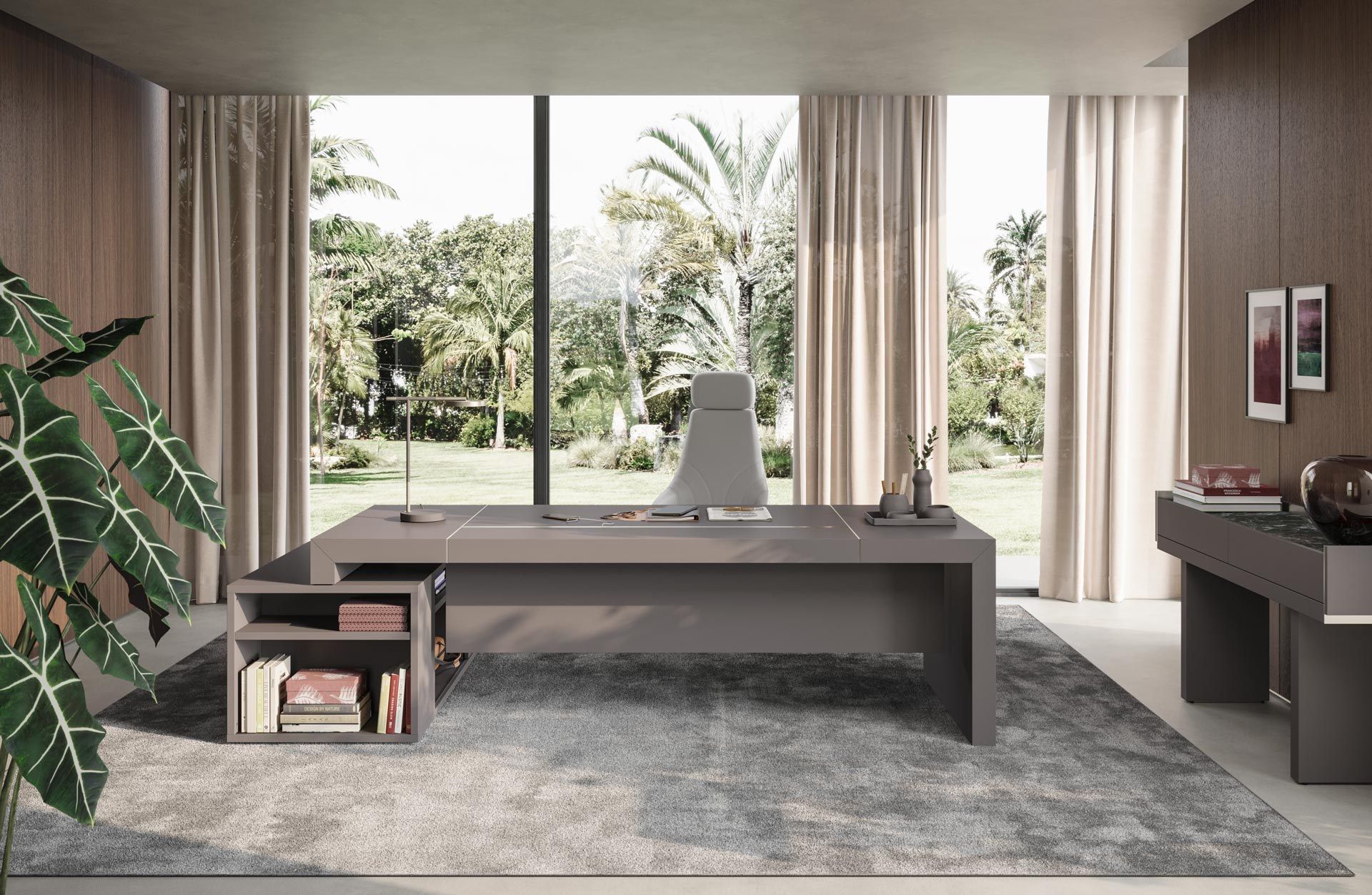 Деревянный исполнительный стол PROF Block 2.0 ARCH-00126139 - Вид №1