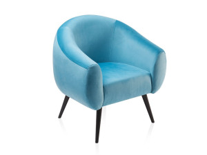 Тканевое кресло с подлокотниками