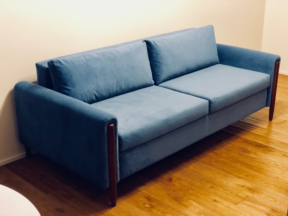 Диван Brownie прямой синий ICON DESIGNE ДИЗАЙНЕРСКИЕ, BROWNIE 178104 Синий  - Вид №2