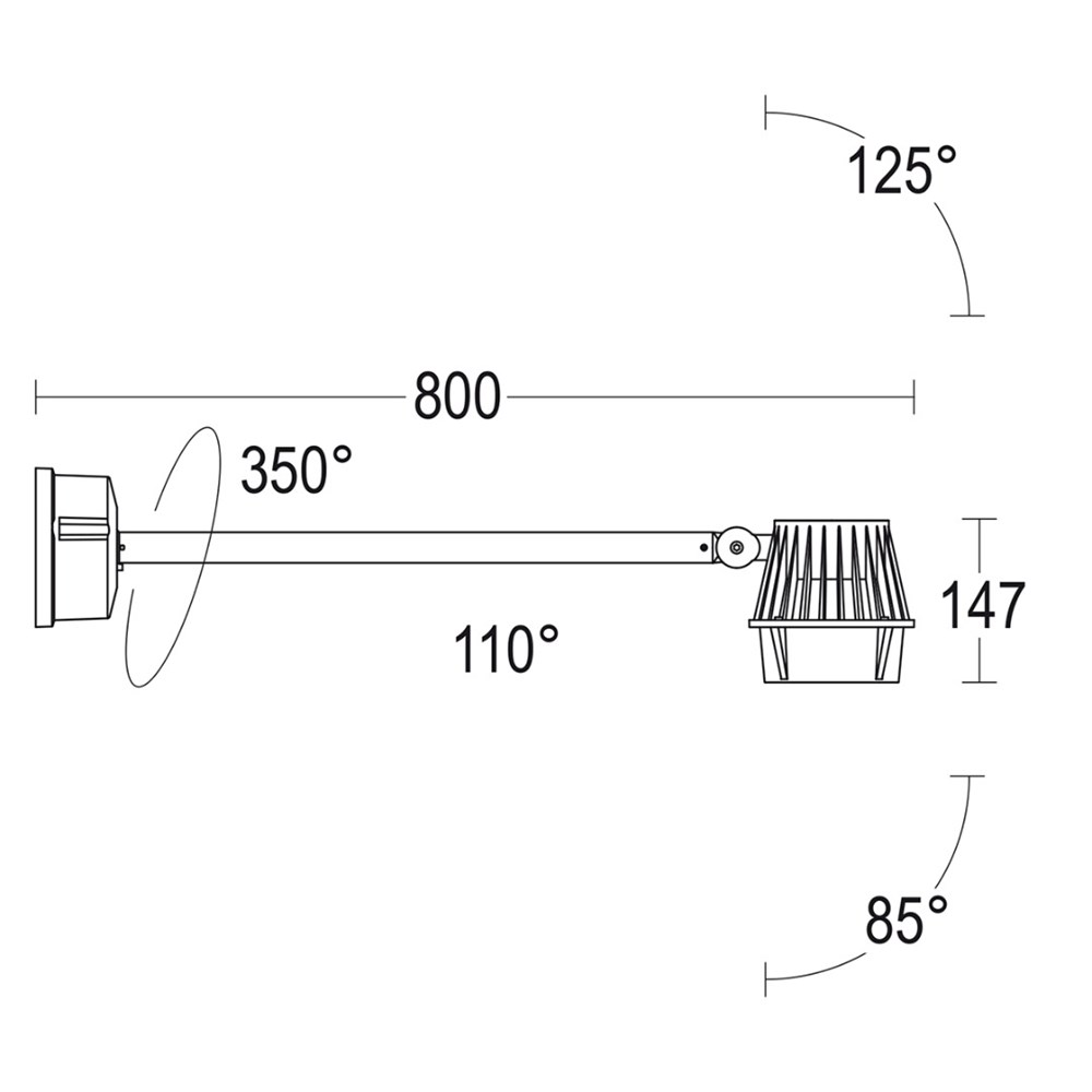 Pario Extension Ghidini Pario .05 Темно-Cерый (Матовый)  - Вид №1