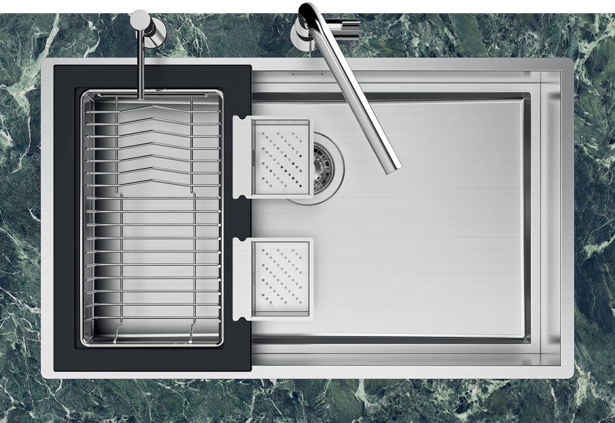 Раковина из нержавеющей стали Foster Quadra Evo ARCH-00084129 - Вид №7