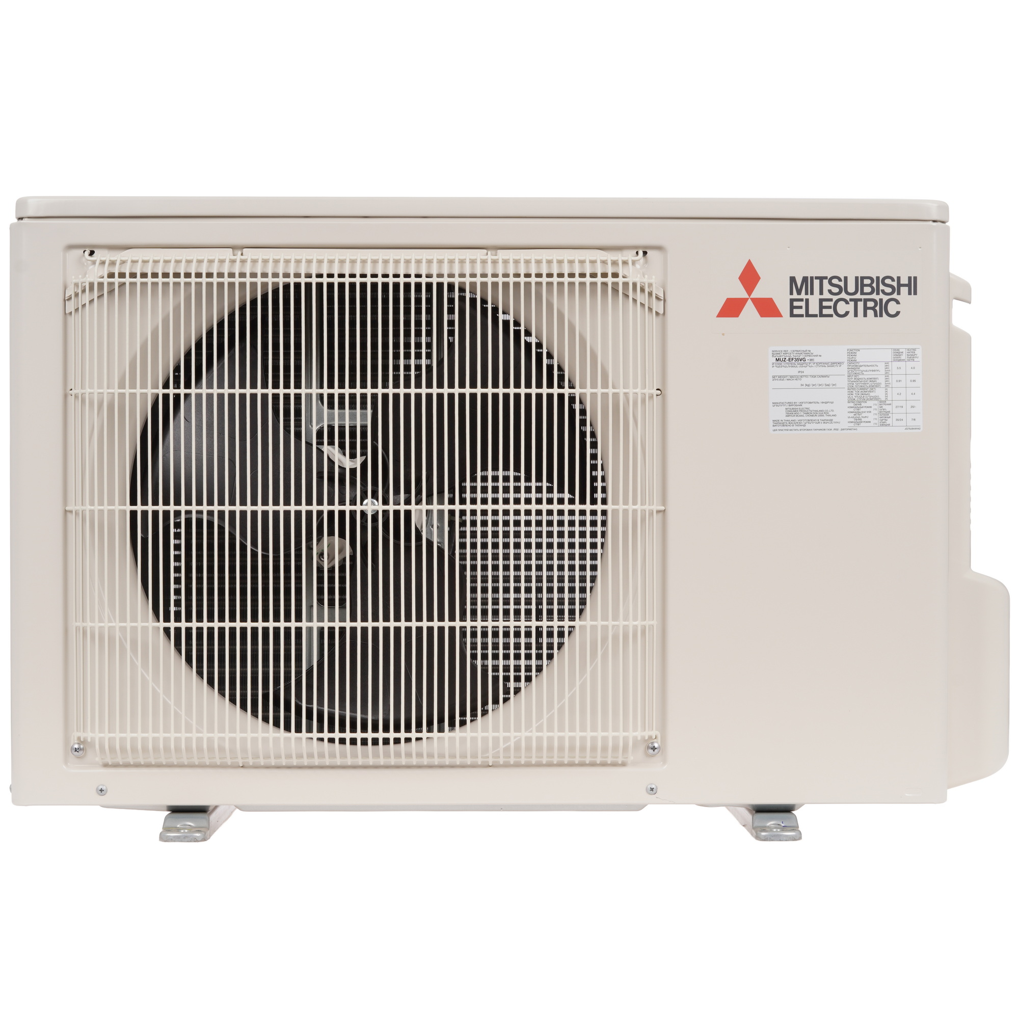 5341878 Кондиционер настенный сплит-система Mitsubishi Electric MSZ-EF35VGKS/MUZ-EF35VG серебристый STDN-0009429 - Вид №5