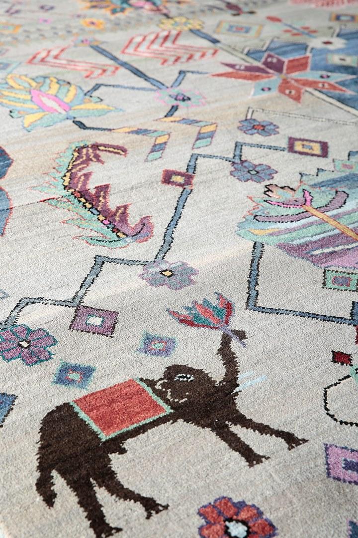 Jaipur Rugs Ковер ручной работы из бамбукового шелка и шерсти Manchaha- freedom Les-547 - Вид №5