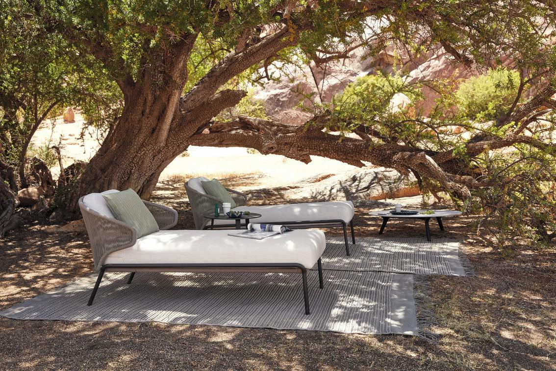 MNST994 Журнальные столики teak nero ⌀125см Manutti Torsa - Вид №16