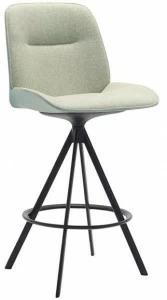 Andreu World Барный стул с мягкой подкладкой Nuez Bq2769