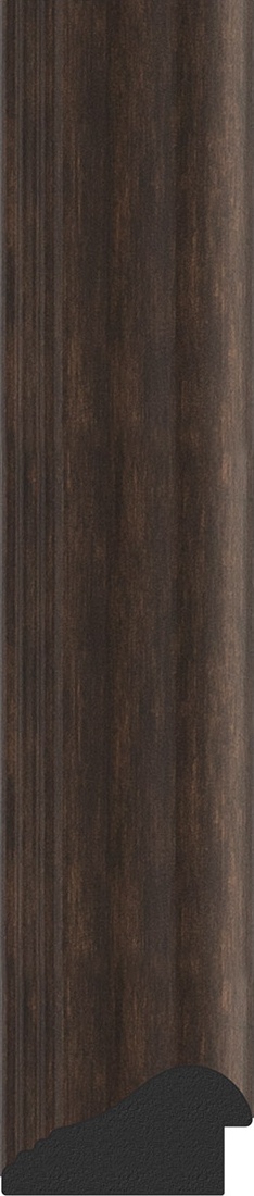 BY 1194 Зеркало с фацетом в багетной раме - палисандр 62 mm EVOFORM Exclusive - Вид №2