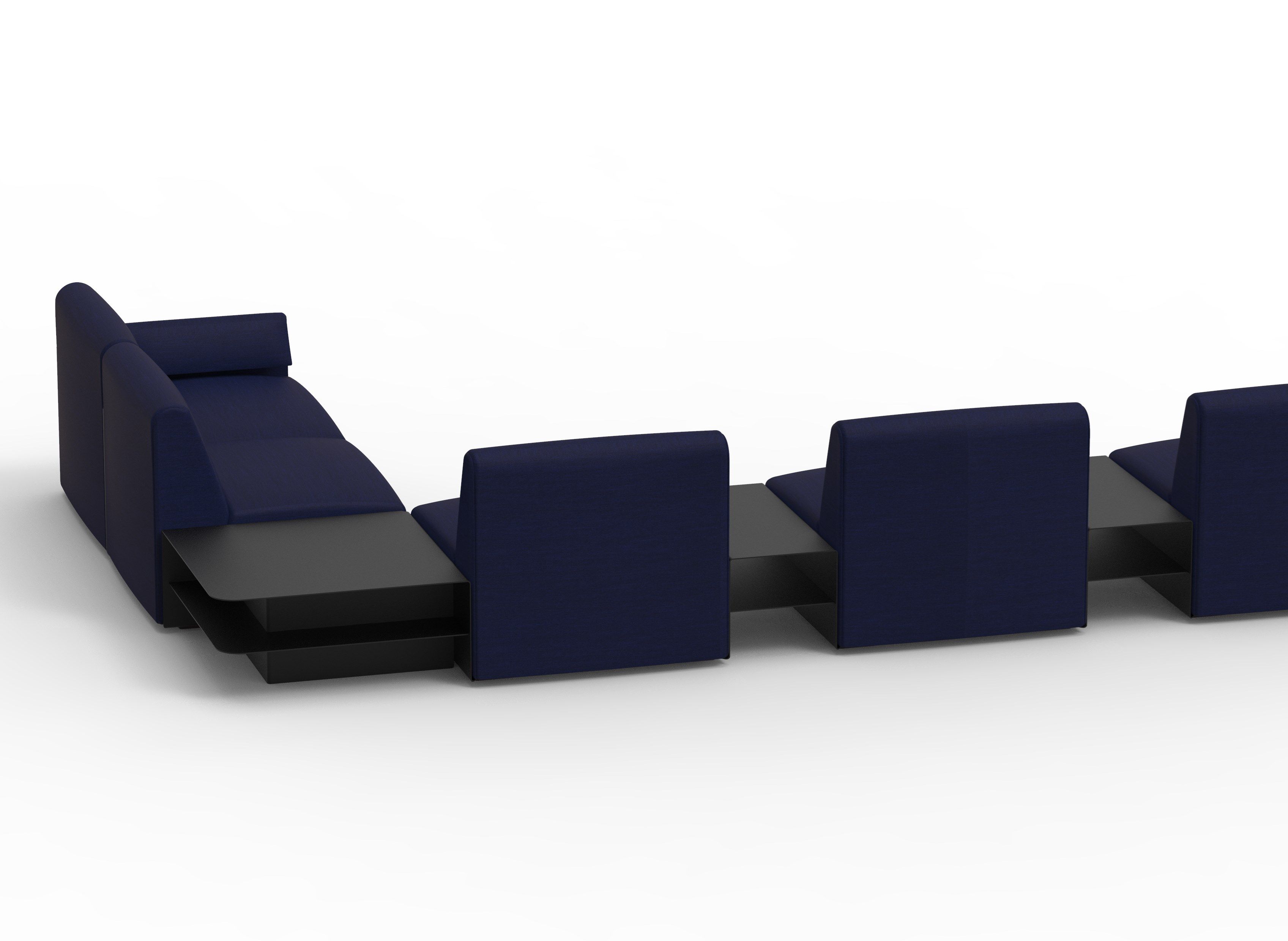 Алюминиевый прямоугольный журнальный столик Magis Костюм ARCH-00121531 - Вид №4