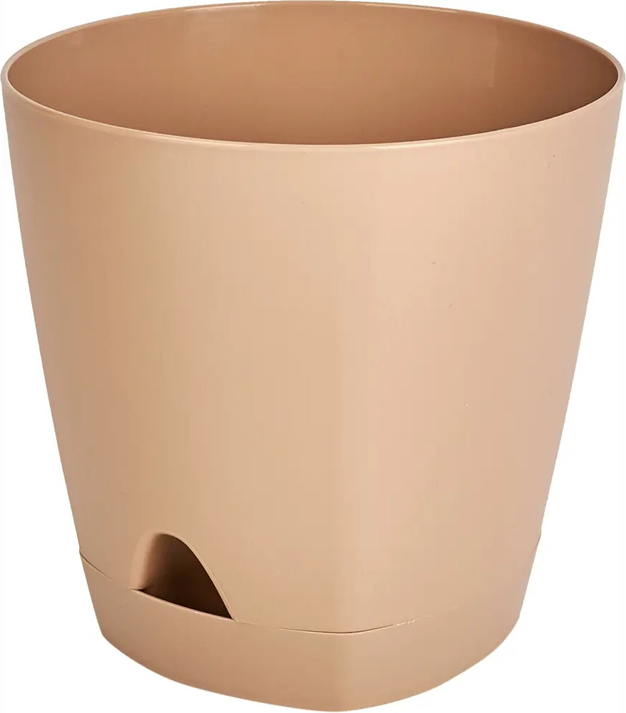 INGREEN Amsterdam — цветочный горшок с блюдцем в стиле молочный шоколад 84315828