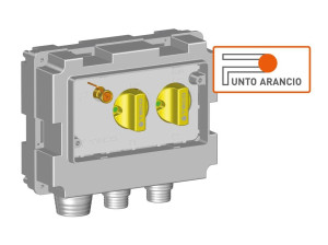Двухпозиционный газовый коллектор с несколькими отсеками