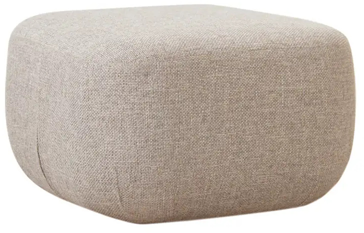 91313339 Пуф Ellipse furniture E5.2 54x34x54 см рогожка цвет бежевый STLM-1100618