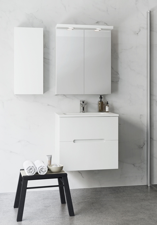 1390100 Шкаф Для Умывальника Sun Vit 600 Hafa  Белый  - Вид №1