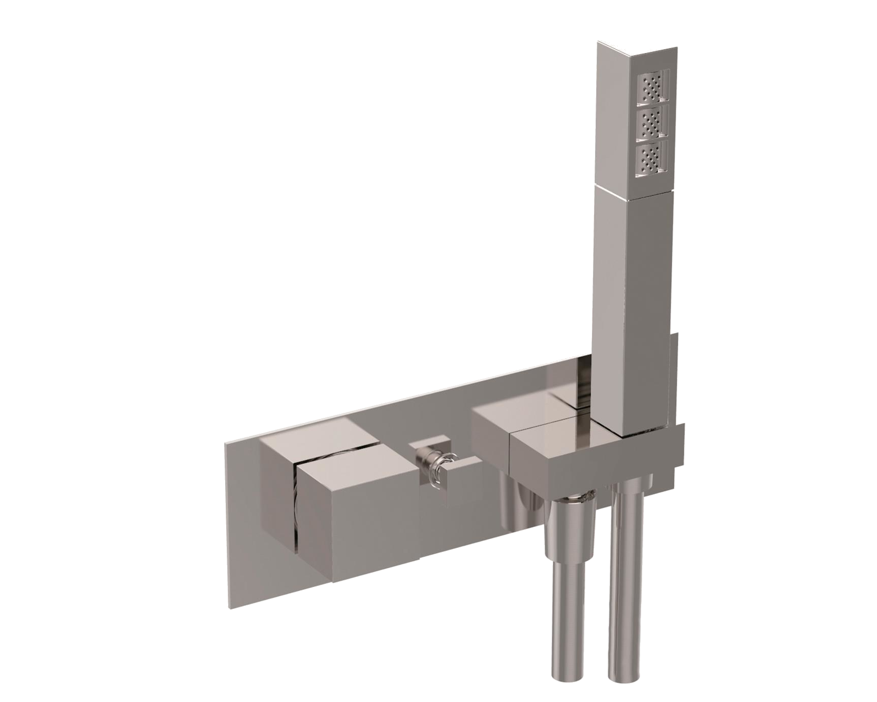 21720-CR CARIMALI Двухпозиционный однорычажный смеситель ilQuadro с прогрессивным управлением 