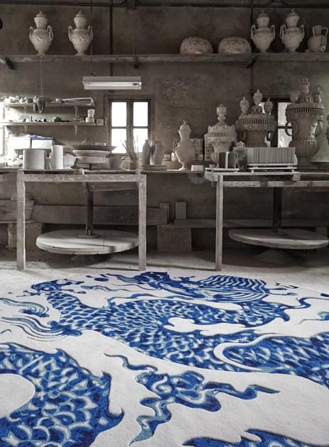 GAN Ковер из шерсти Chain stitch sun-id-1507705 - Вид №4