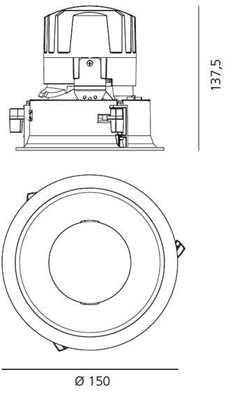 Artemide Круглый светодиодный точечный светильник из алюминия sun-id-1469968 - Вид №11
