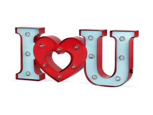 Настольная лампа / металлическая световая вывеска