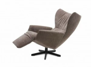 JORI Кресло-реклайнер из ткани с подставкой для ног