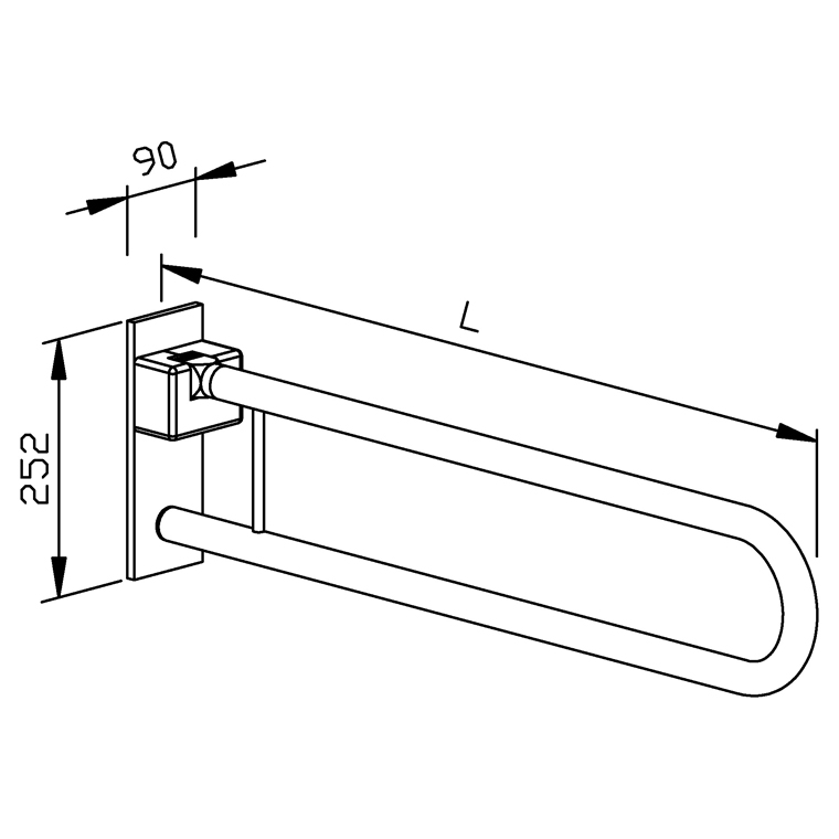 BF670 Откидная опорная рейка WAGNER_EWAR BARRIER-FREE LIVING Wagner Ewar  - Вид №1