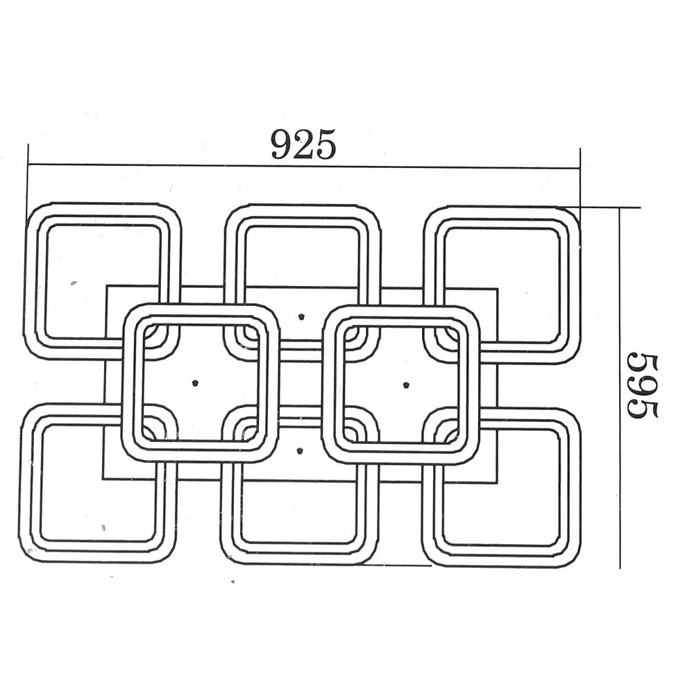 Люстра потолочная светодиодная Twister 10204/8 с пультом управления, 50 м², регулируемый белый свет, цвет белый Escada STLM-2117215 - Вид №10