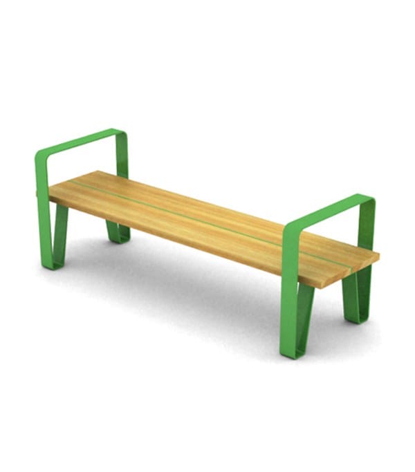 Стальная и деревянная скамья без спинки LAB23 COURT ARCH-00068054 - Вид №25