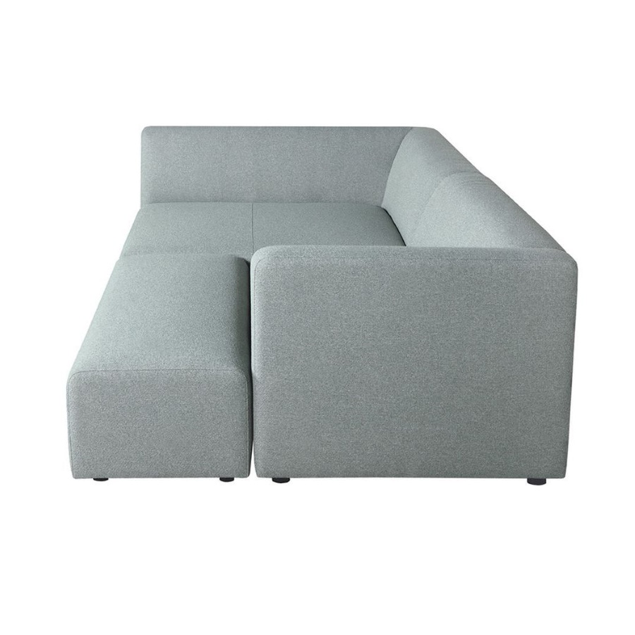 Диван угловой John, левосторонний, светло-бирюзовый Sits S1261 - Вид №1