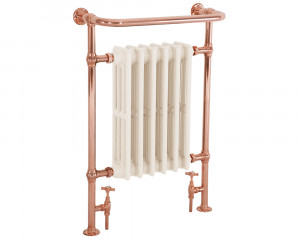 TOW108 Вешалка для полотенец Broughton Copper - 965 мм x 675 мм Сarronheating