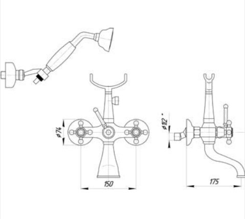 26893 Смеситель Migliore Prestige - Вид №1